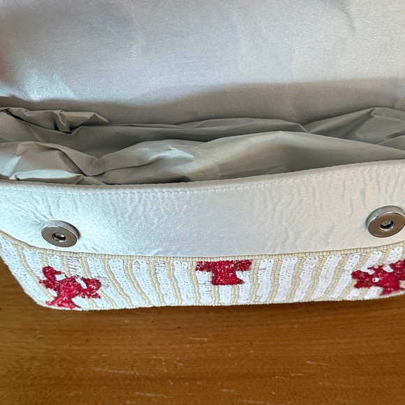 NWT Embroidered  and Beaded Lobster Bag